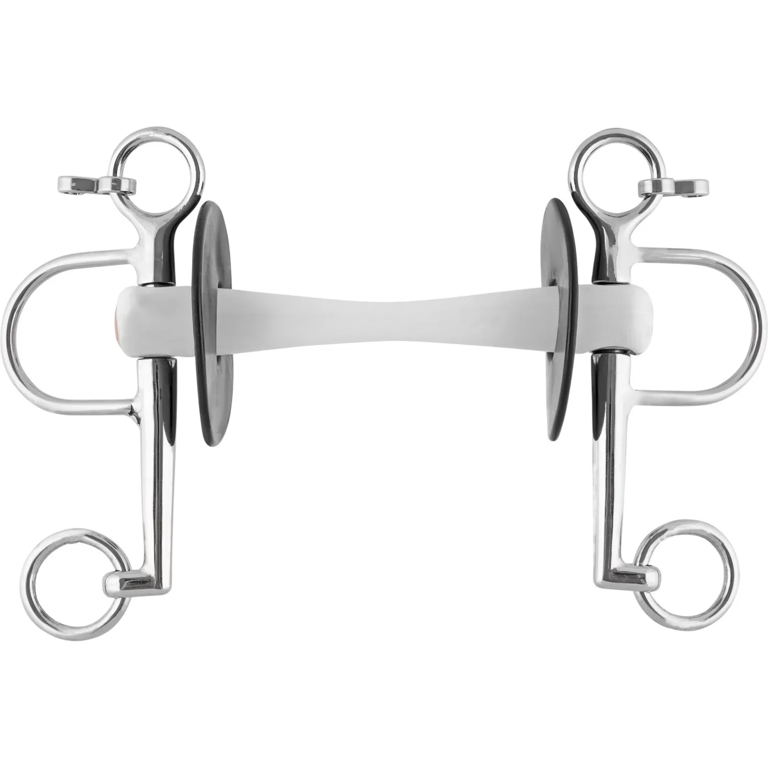 New Nathe Pelham 20Mm Mit Flexibler Stange, Lange Backenstucke (Unterer Ring 7Cm) Pelham